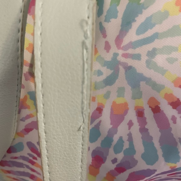 Travel Bag: Betsey Johnson Luv Tote Bag Tie Dye - Picture 6 of 6